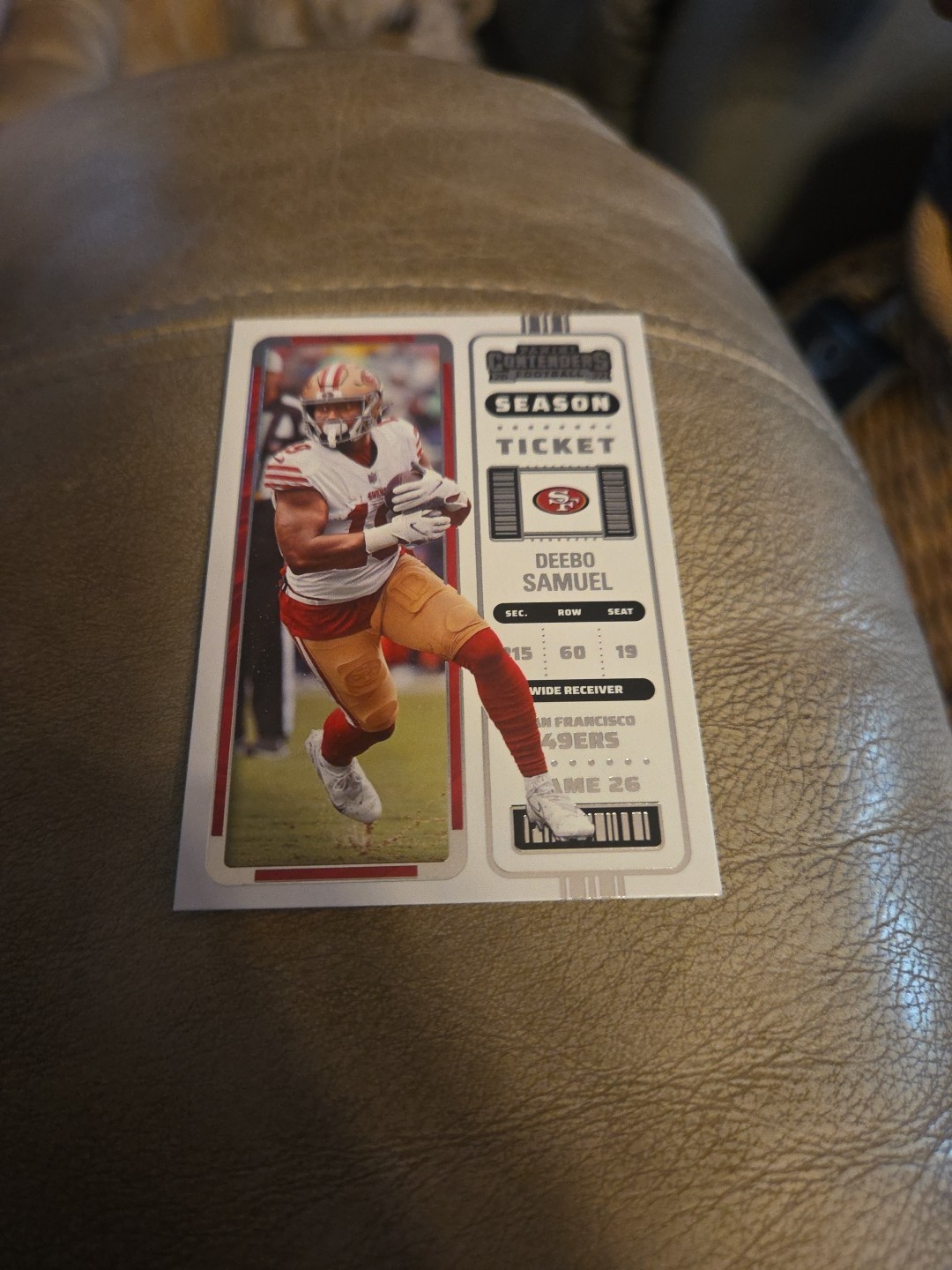 2022 Panini Contenders - Season Ticket #83 Deebo Samuel