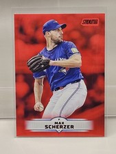 2025 Topps Stadium Club Max Scherzer Red #136 - Blue Jays