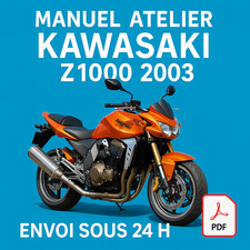 Manuel Atelier Kawasaki Z1000 2003 Revue Technique Moto RMT CD PDF