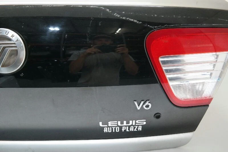 06-11 MERCURY MILAN Trunk Hatch Tailgate Without Spoiler Black Foto 4 de 4