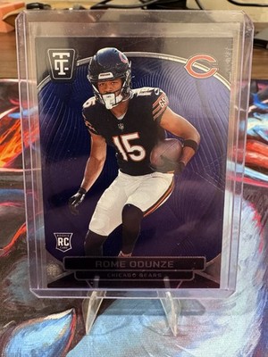 2024 Panini Totally Certified - Rookies Rome Odunze #165 Mirror Blue /399 (RC)
