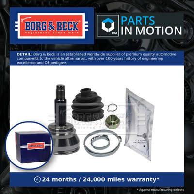 CV Joint Front Right Outer BCJ1415 Borg & Beck C.V. Driveshaft 6069110 6079195