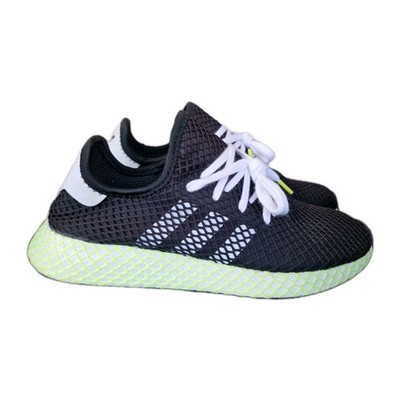 ADIDAS DEERUPT RUNNER ''Black White'' EG7412 Größe 44 2/3 Herren - GEBRAUCHT GUT
