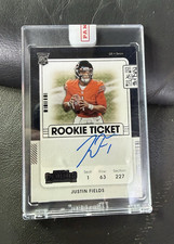 Panini Contenders Optic Rookie Ticket Autograph Justin Fields #108 Bears 2021