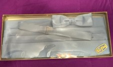 Tux Shop Tuxedo Bow Tie and Cummerbund Light Blue In Box