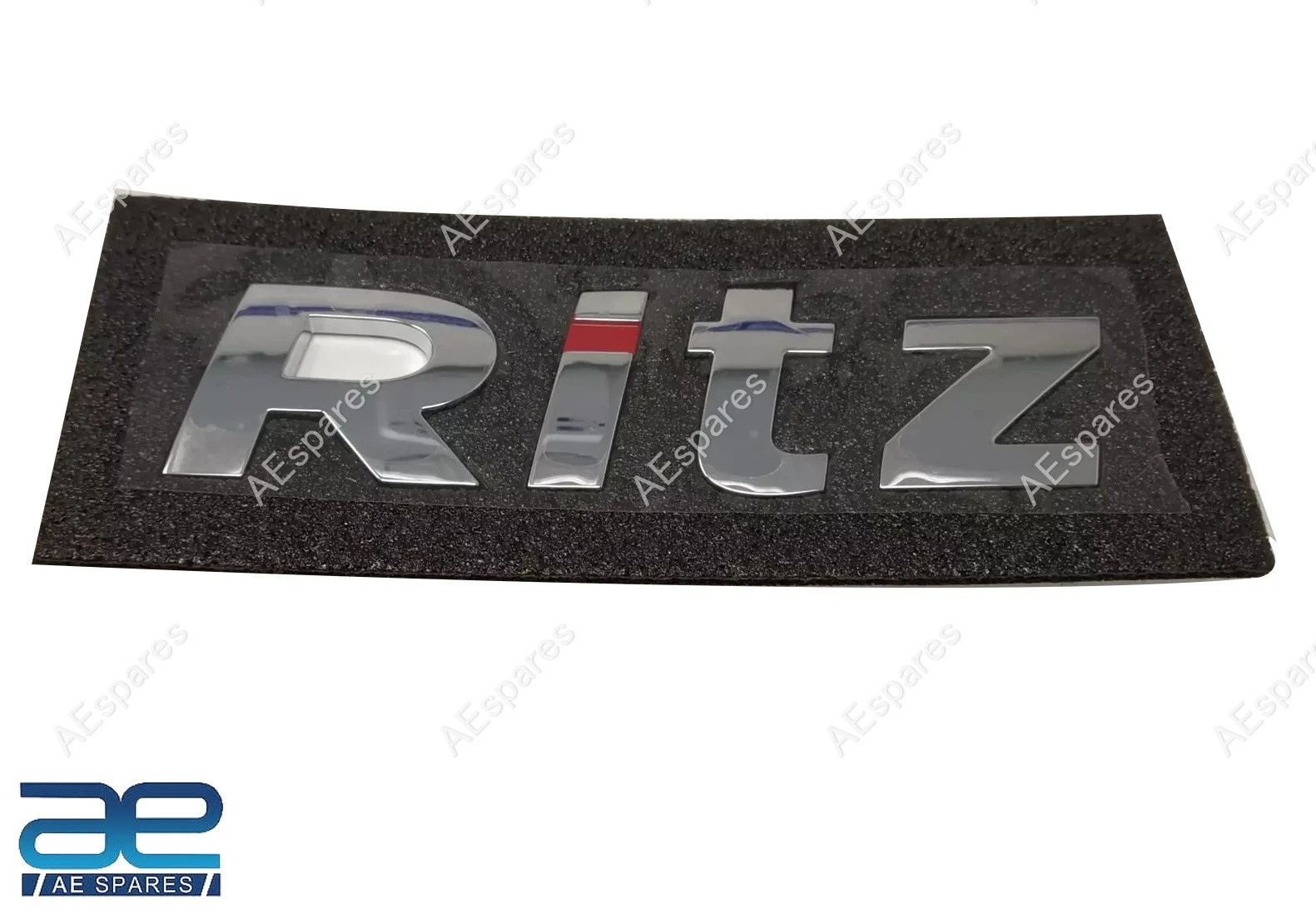 Rear Badge Ritz Emblem Chrome & Red For Suzuki Ritz 2009-2017 77831M83K00-GZN
