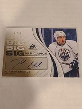 2010-11 UD SP Game Used Significance Jordan Eberle RC Auto #45/50 Oilers