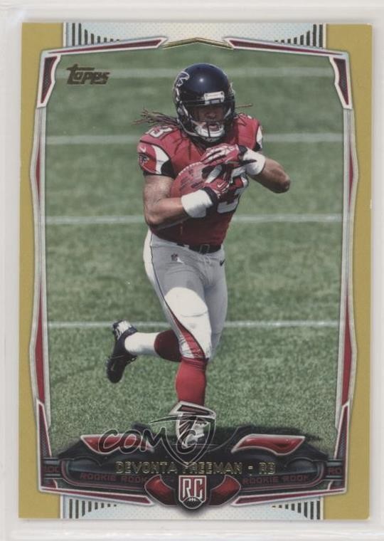 2014 Topps Gold 1557/2014 Devonta Freeman #379 Rookie RC 5p5