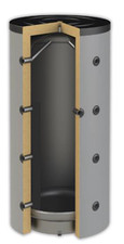Vertical Buffer Tank Standing 1000L without Coil Black PBM in