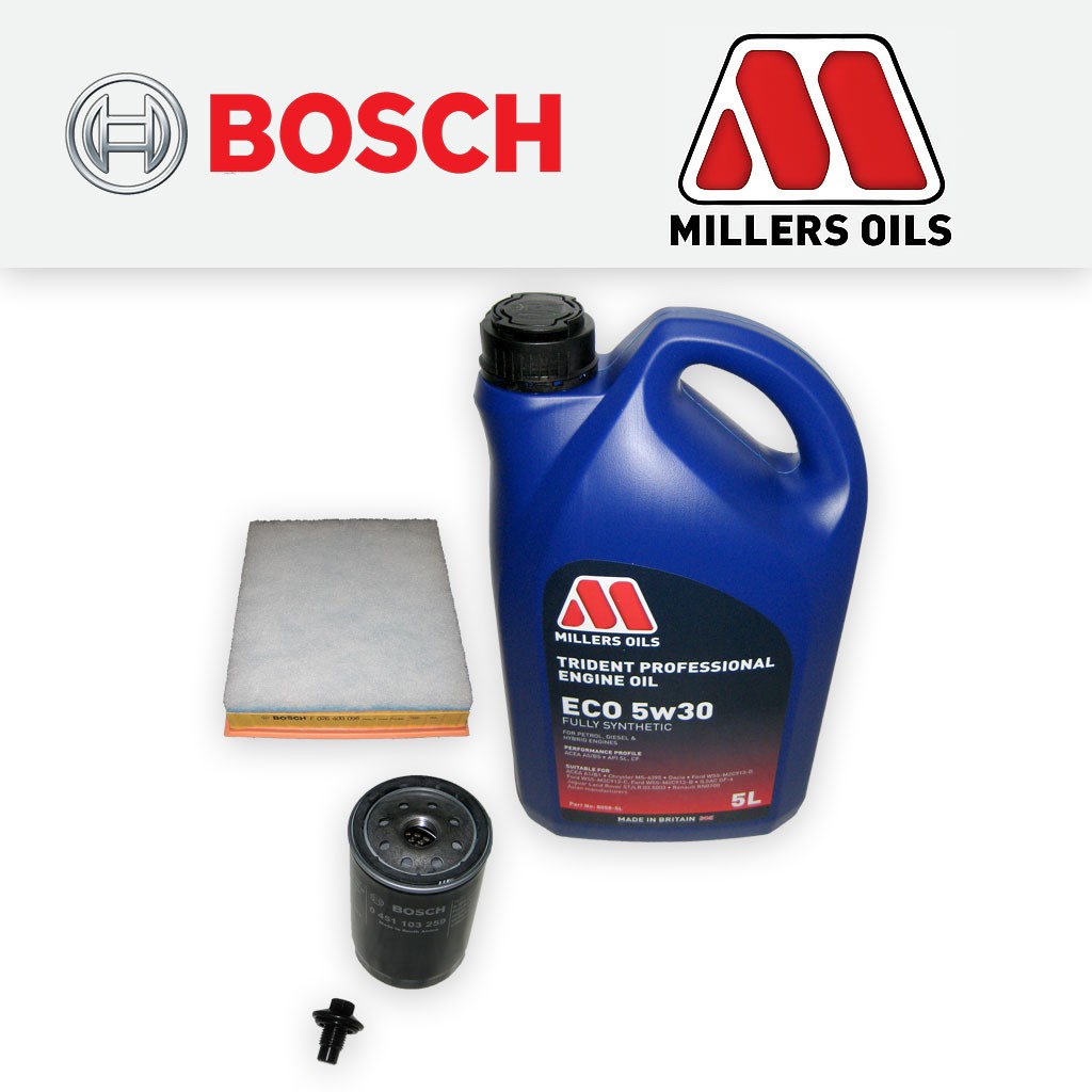 SERVICE KIT for FORD KA (BE146) 1.3 1.6 OIL AIR FILTERS +OIL (2002-2008)
