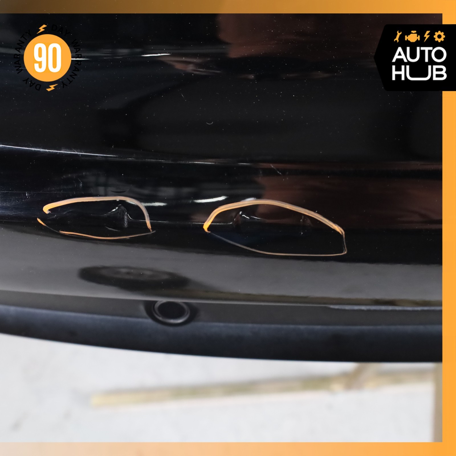 12-15 Bentley Continental GT GTC Rear Bumper Cover Assembly w/ Park Assist OEM