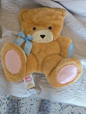 Vintage Red Calliope Teddy Bear Wall Decor 1993 MINT 20x17x2