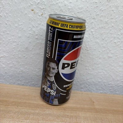 2025 Pepsi Zero Mango Promo Germany Florian Wirtz Soda Drink Can Collection Rare