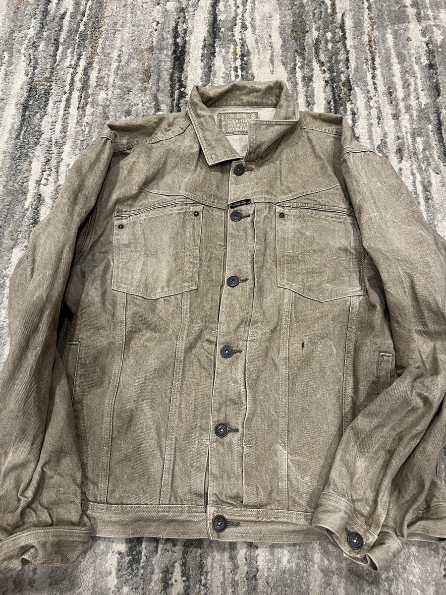 Vintage Marithe Francois Girbaud Jacket Grayish Brown Denim