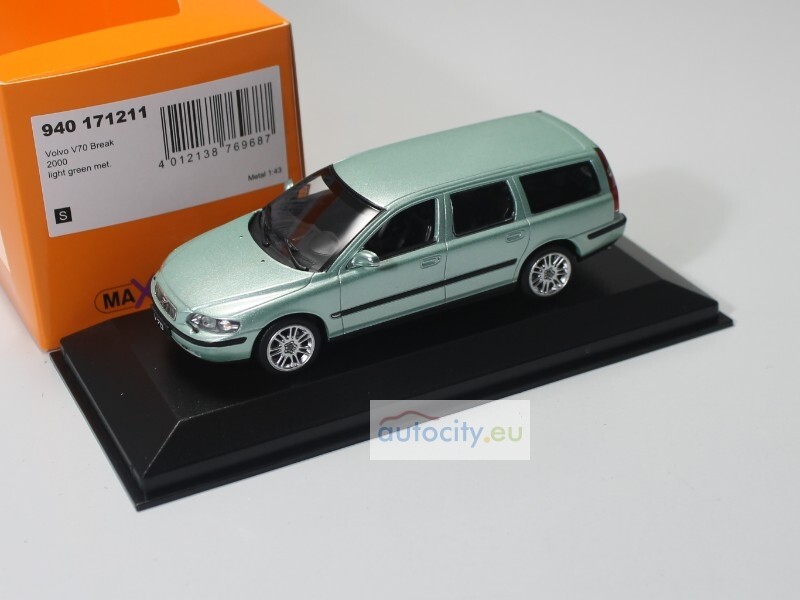 MINICHAMPS VOLVO V70 BREAK 2000 LIGHT GREEN METALLIC