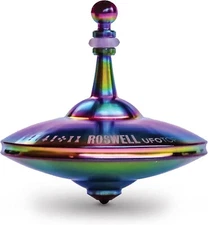 Roswell | Metal Spinning Top | Inspired by the  1947 UFO sighting in Roswell, NM
