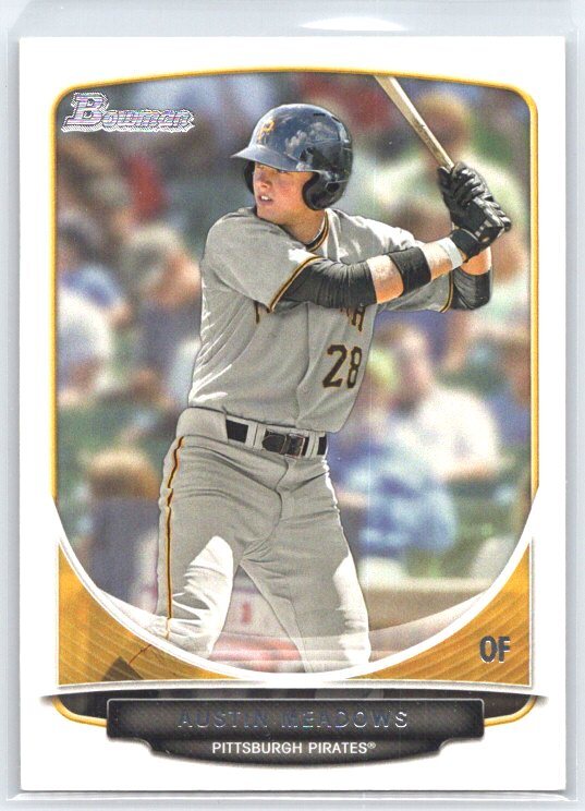 2013 Bowman Draft Picks & Prospects Austin Meadows #BDPP5 Pittsburgh Pirates