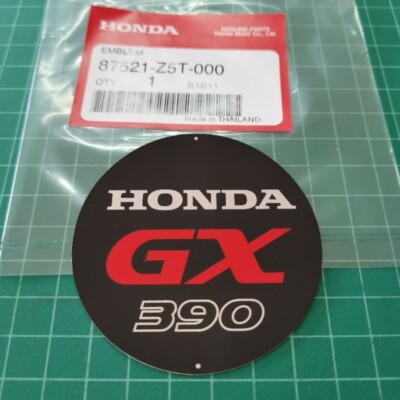Honda GX390 Genuine Sticker Starter Engine Emblem 87521-Z5T-000