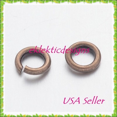 4mm 200pcs 20gauge BRASS Gold Plated Open Jump Rings Findings Earrings Necklace