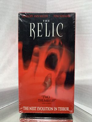 The Relic (VHS, 1997) Penelope Ann Miller, Tom Sizemore New Sealed Watermarked