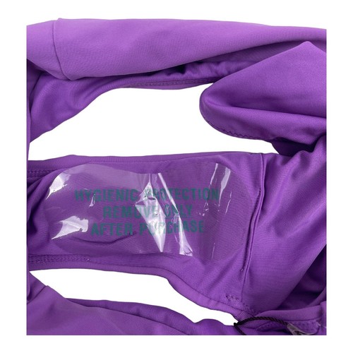 Parte inferior de bikini Calia by Carrie Underwood para dama mediana serena violeta tiro alto - Imagen 8 de 8