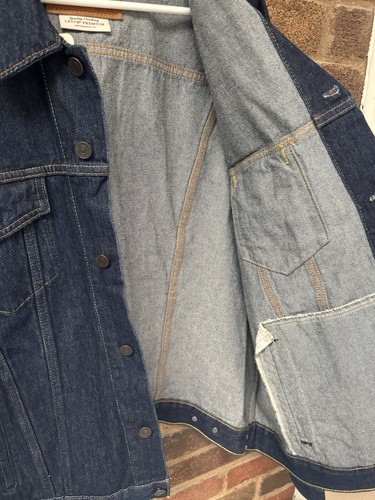 LEVI'S Men’s 2XL Big E Button Back Denim VTG Style Trucker Jacket Premium NEW - Picture 10 of 10