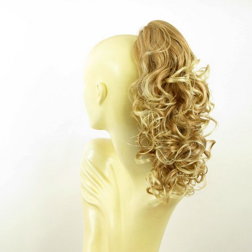 Haarteil pferdeschwanz 40cm lockig blond hell kupfer Licht blond Poly-M 3 27t613 - Imagen 2 de 8