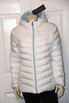 Spyder Women's Peak Hoodie Insulator Jacket - Large - White - NEW