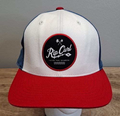 Rip Curl Surfing Company Patriotic Black Dot Snapback Cap Red, White & Blue - Picture 2 of 8
