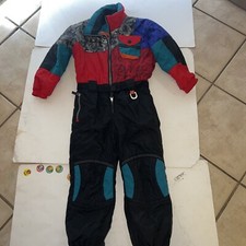 Obermeyer Boys Girls Ski Suit Size 6 Multicolor Reversible Snowsuit