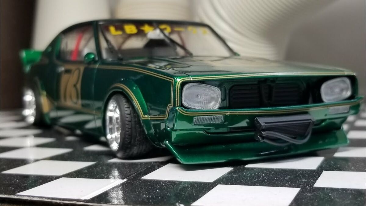 Aoshima 1/24 Liberty Walk LB Works Nissan Skyline Kenmeri 2Dr from Japan  4261