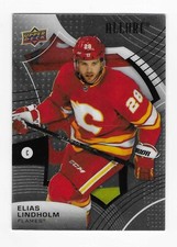 2021-22 Upper Deck Allure Elias Lindholm Calgary Flames Hockey Card #77