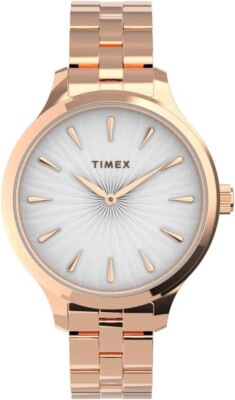 Timex TW2V06300 Damenuhr Roségold Brandneu & Originalverpackt