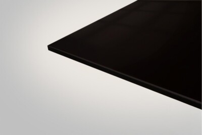 PLEXIGLAS   Acrylglas  Schwarz Hochglanz  GS 9H01 Blickdicht   3mm bis 10mm