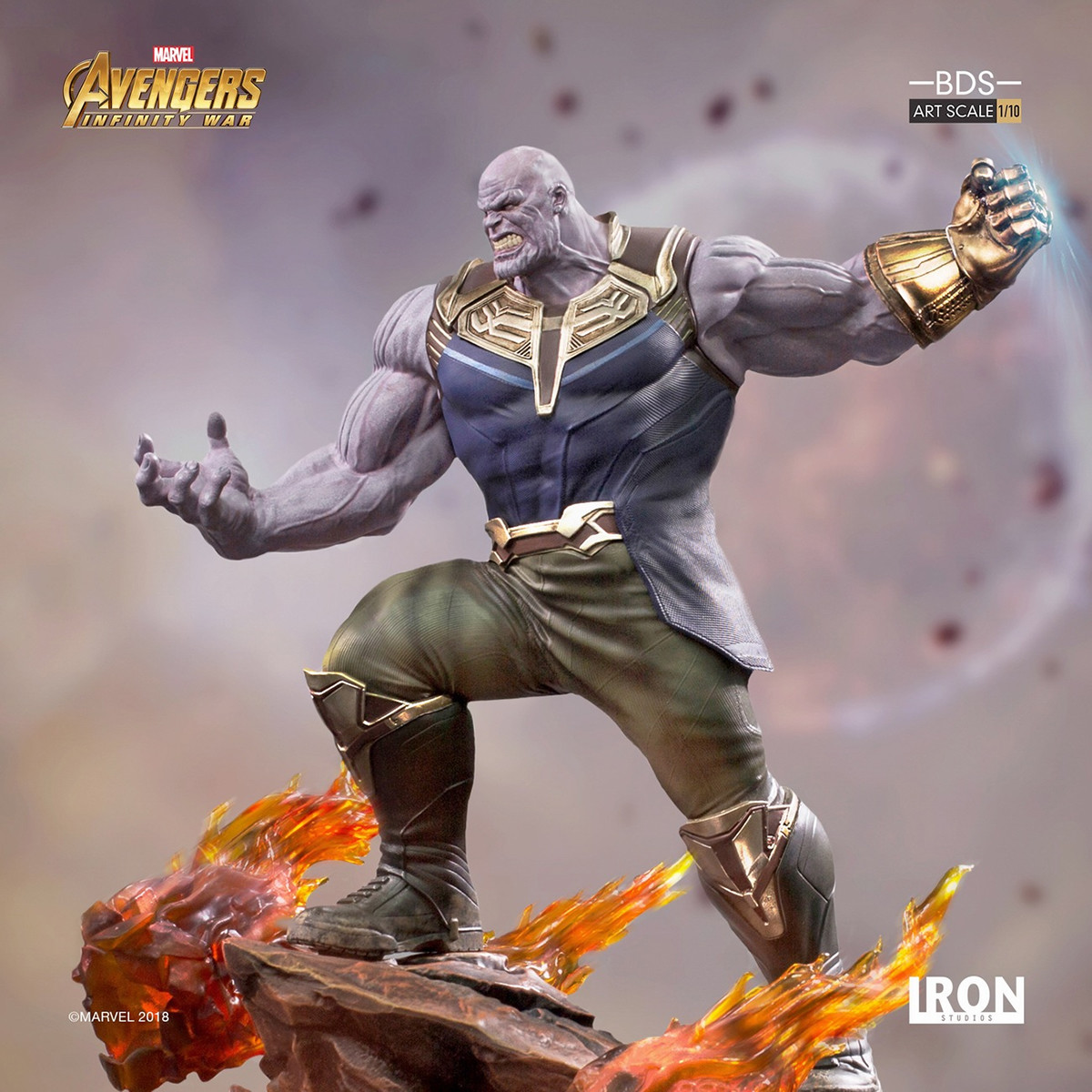 MARVEL THANOS サノス iron studios 1/10 Thanos 1:10 Scale Statue by Iron Studios | Sideshow Collectibles