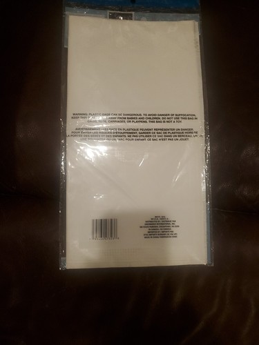 Birthday Party 54" x 108" Tablecloth Tan Rectangle Plastic Table Cover - Picture 2 of 2