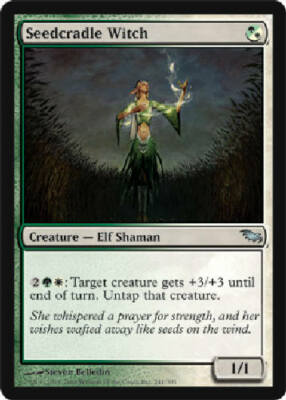 mtg witch cards SEEDCRADLE WITCH Shadowmoor MTG Magic the Gathering Cards DJMagic