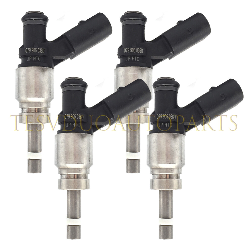 4X Fuel Injectors 079906036D For Audi R8 2008-2010 RS4 2007-2008 4.2L V8 FIJ0008