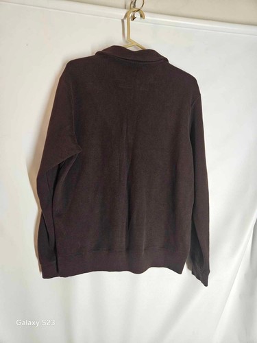 Eddie Baewer Men's Medium Collared Sweat Shirt 100% Cotton Size Medium - Picture 9 of 9