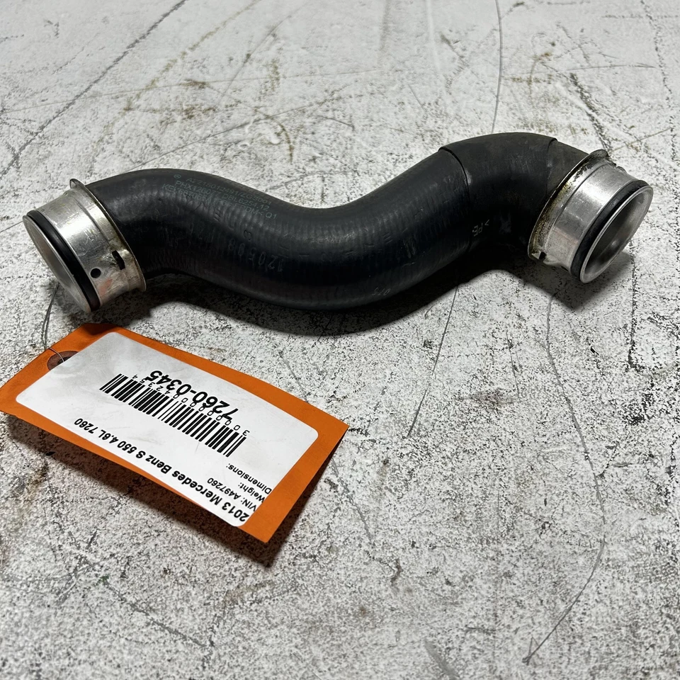 Tubo de manguera de agua de refrigerante superior Mercedes S550 2012-2013 OEM Foto 2 de 4