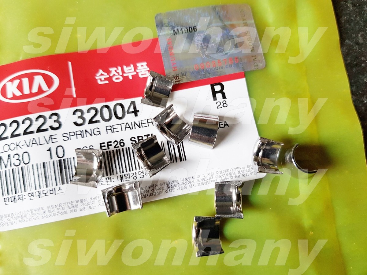 OEM Valve Spring Retainer Lock 10 PC of 1 Set For Hyundai KIA