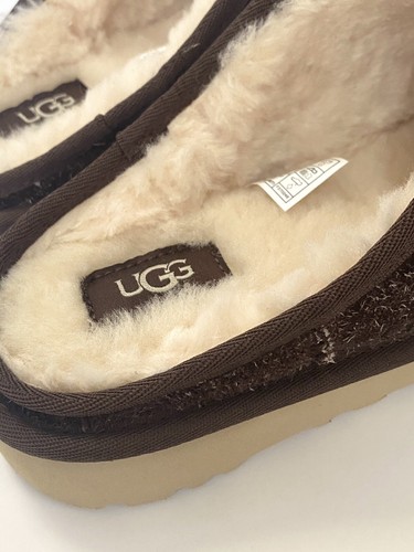 UGG Men’s US 11 Classic Slip-On Shaggy Suede Slippers, Burnt Cedar ~ NEW In Box - Picture 5 of 9