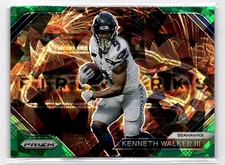 2023 Panini Prizm Kenneth Walker III #F-14 Fireworks Seattle Seahawks 
