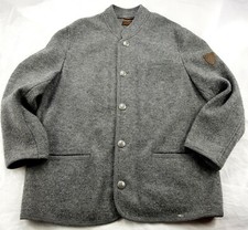 Giesswein Trachten Luxus-Walkloden-Jacke Handarbeit Grau 58 XXXL