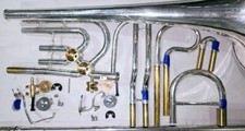 King Duo Gravis Silver Dual Rotor Bass Trombo...