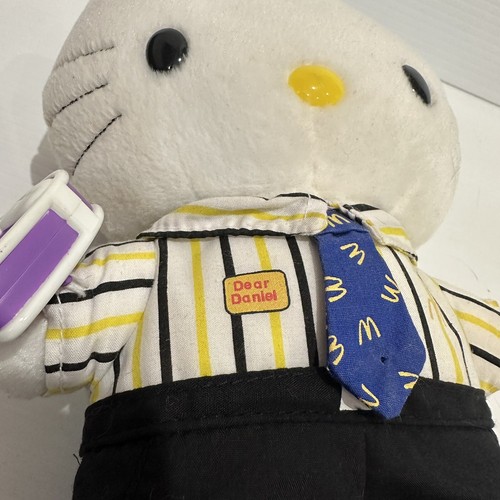 Sanrio McDonald’s Dear Daniel Hello Kitty Plush Toy Vintage 1999 Heart Box Cat - Foto 3 di 7