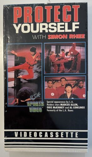 Protect Yourself With Simon Rhee (VHS, 1987) SEALED Al Cowlings O.J. Simpson
