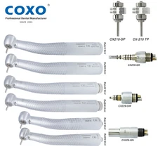 COXO YUSENDENT CX207-G H16 Dental Fiber Optic LED High Speed Handpiece Turbine