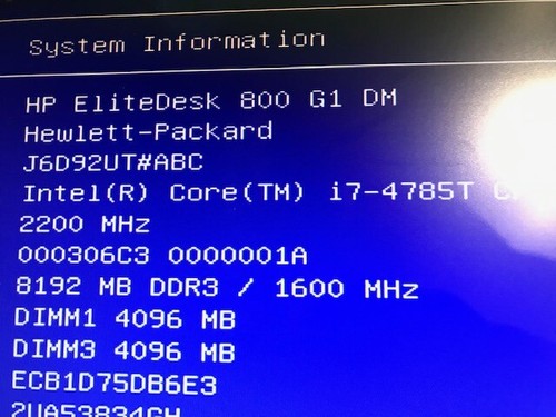 HP ELITEDESK 800 G1 J6D92UT#ABA INTEL I7-4785T, 8GB RAM,500GB MINI PC - Picture 2 of 6