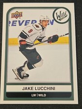 23-24 AHL Jake Lucchini Rookie 🚨🚨🚨 Minnesota Wild Prospect 